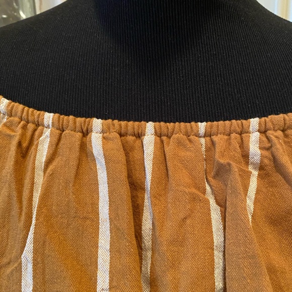 🌸NWT🌸Lulu’s off the shoulder striped crop top - Picture 3 of 7